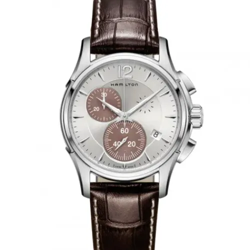 Hamilton Lederarmband-Jazzmaster Chrono Quartz - H32612551