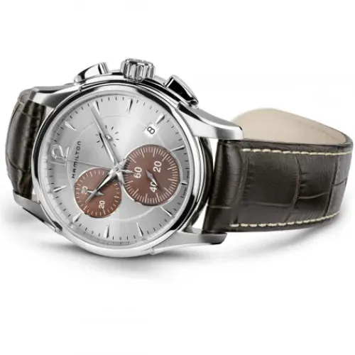 Hamilton Lederarmband-Jazzmaster Chrono Quartz - H32612551