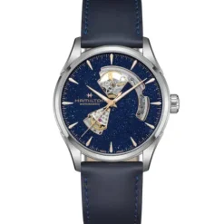 Hamilton Lederarmband-Jazzmaster Open Heart Auto - H32705640