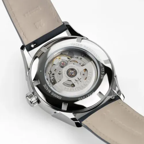 Hamilton Lederarmband-Jazzmaster Open Heart Auto - H32705640