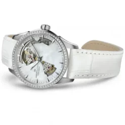 Hamilton Lederarmband-Jazzmaster Open Heart Lady Auto - H32205890