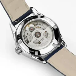 Hamilton Lederarmband-Jazzmaster Open Heart Lady Auto - H32215642