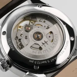 Hamilton Lederarmband-Jazzmaster Open Heart Auto - H32675551