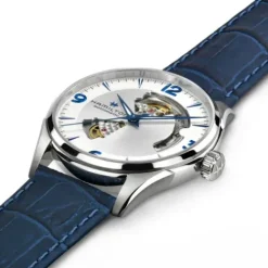 Hamilton Lederarmband-Jazzmaster Open Heart Auto - H32705651