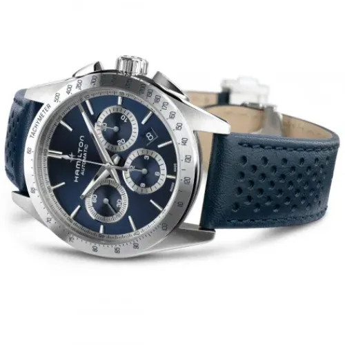 Hamilton Lederarmband-Jazzmaster Performer Auto Chrono - H36616640