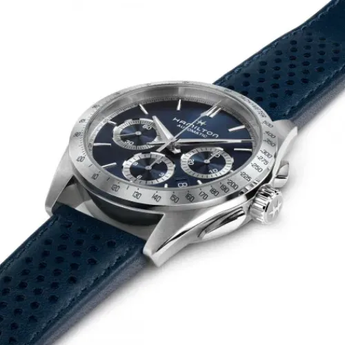 Hamilton Lederarmband-Jazzmaster Performer Auto Chrono - H36616640