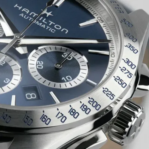 Hamilton Lederarmband-Jazzmaster Performer Auto Chrono - H36616640