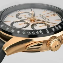 Hamilton Lederarmband-Jazzmaster Performer Auto Chrono - H36626710
