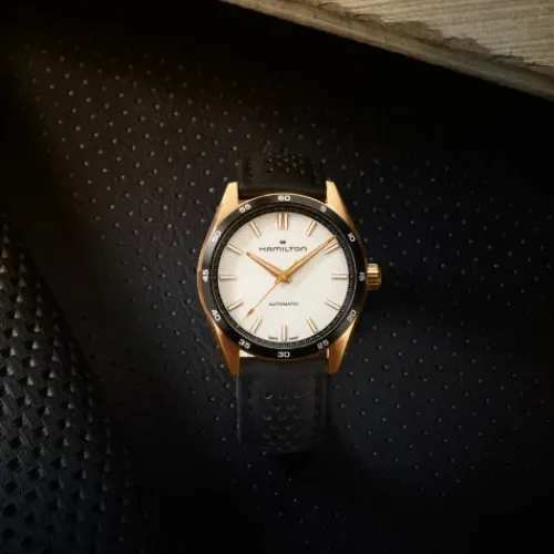 Hamilton Lederarmband-Jazzmaster Performer Auto (38 mm) - H36225770