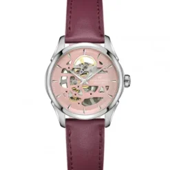 Hamilton Lederarmband-Jazzmaster Skeleton Lady Auto - H32265870