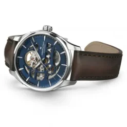 Hamilton Lederarmband-Jazzmaster Skeleton Auto - H42535541