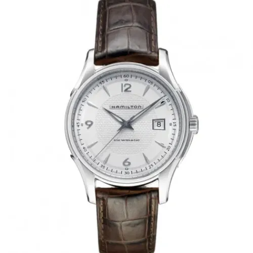 Hamilton Lederarmband-Jazzmaster Viewmatic - H32515555