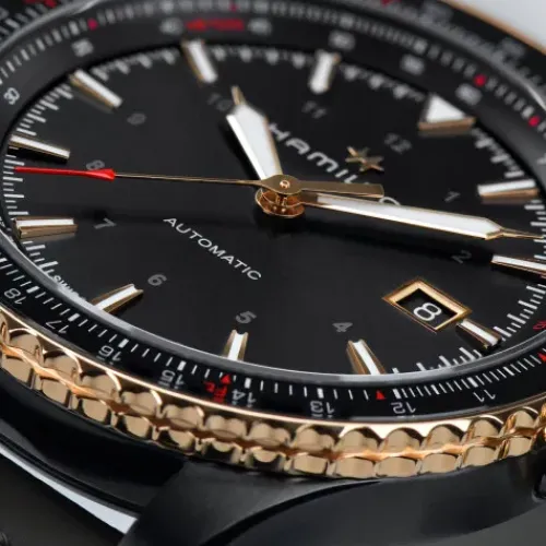 Hamilton Lederarmband-Khaki Aviation Converter Auto - H76635730