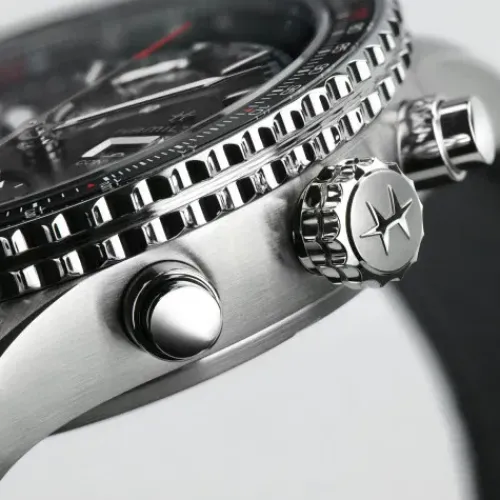 Hamilton Lederarmband-Khaki Aviation Converter Auto Chrono - H76726530