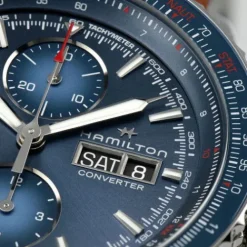 Hamilton Metallarmband-Khaki Aviation Converter Auto Chrono - H76746140