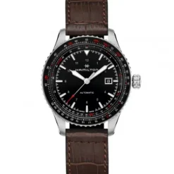 Hamilton Lederarmband-Khaki Aviation Converter Auto - H76615530