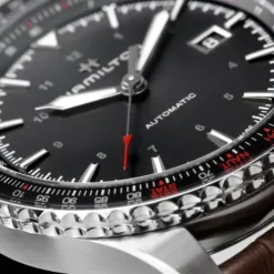 Hamilton Lederarmband-Khaki Aviation Converter Auto - H76615530