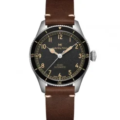Hamilton Lederarmband-Khaki Aviation Pioneer Auto - H76205530