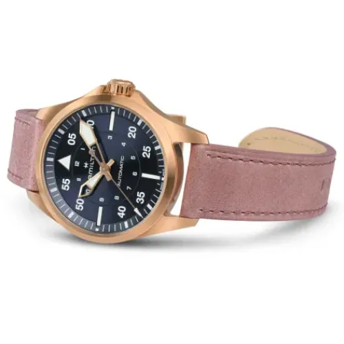 Hamilton Lederarmband-Khaki Aviation Pilot Auto - H76245840