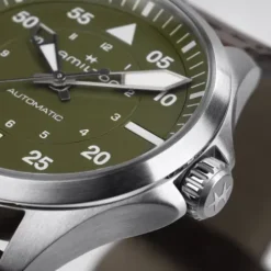 Hamilton Lederarmband-Khaki Aviation Pilot Auto - H76305560