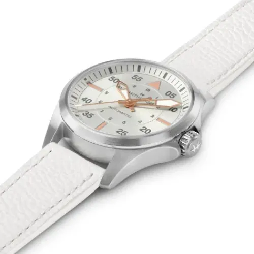 Hamilton Lederarmband-Khaki Aviation Pilot Auto - H76215850