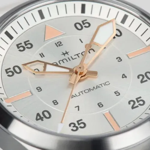 Hamilton Lederarmband-Khaki Aviation Pilot Auto - H76215850