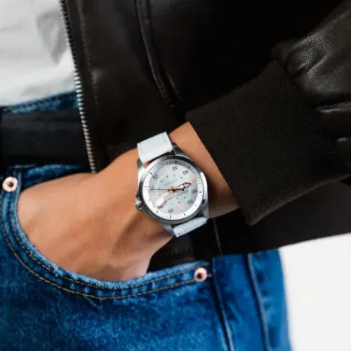 Hamilton Lederarmband-Khaki Aviation Pilot Auto - H76215850