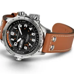 Hamilton Lederarmband-Khaki Aviation X-Wind Day Date Auto - H77755533