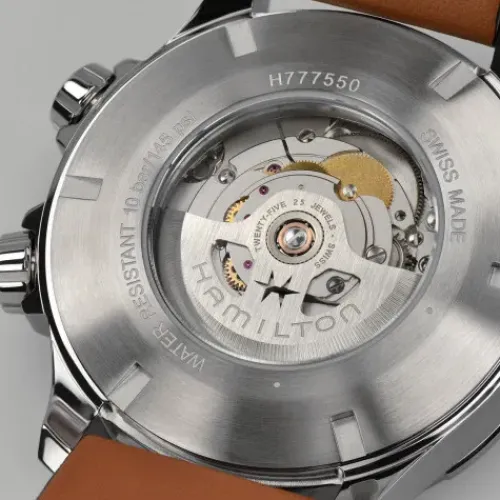 Hamilton Lederarmband-Khaki Aviation X-Wind Day Date Auto - H77755533