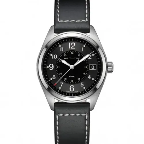 Hamilton Lederarmband-Khaki Field - H68551733