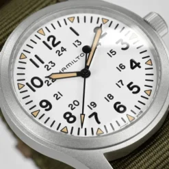 Hamilton Textilarmband (Nato)-Khaki Field Mechanical (42 mm) - H69529913