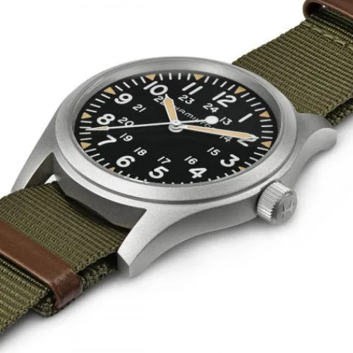 Hamilton Textilarmband (Nato)-Khaki Field Mechanical (42 mm) - H69529933
