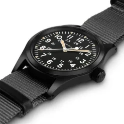 Hamilton Textilarmband (Nato)-Khaki Field Mechanical (38 mm) - H69409930