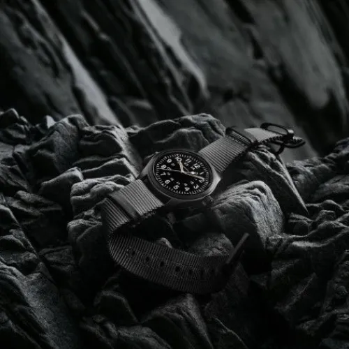 Hamilton Textilarmband (Nato)-Khaki Field Mechanical (38 mm) - H69409930