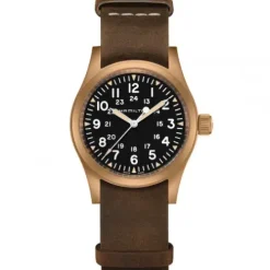 Hamilton Lederarmband-Khaki Field Mechanical (38 mm) - H69459530
