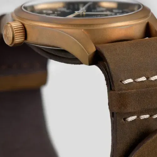 Hamilton Lederarmband-Khaki Field Mechanical (38 mm) - H69459530