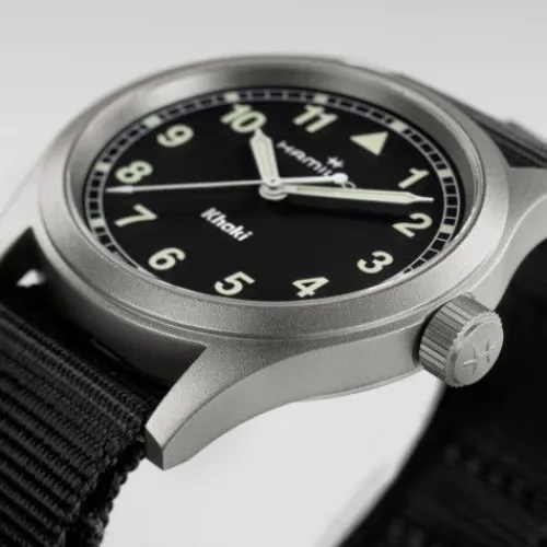 Hamilton Textilarmband (Nato)-Khaki Field Quartz (38 mm) - H69401430