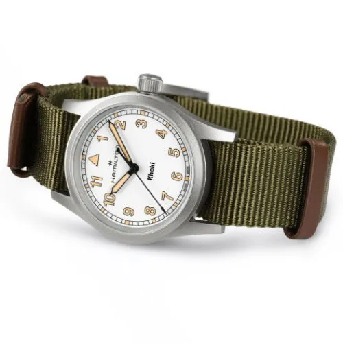 Hamilton Textilarmband (Nato)-Khaki Field Quartz (33 mm) - H69301910