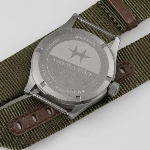 Hamilton Textilarmband (Nato)-Khaki Field Quartz (38 mm) - H69401910