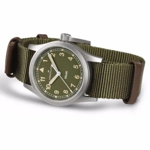 Hamilton Textilarmband (Nato)-Khaki Field Quartz (33 mm) - H69301960