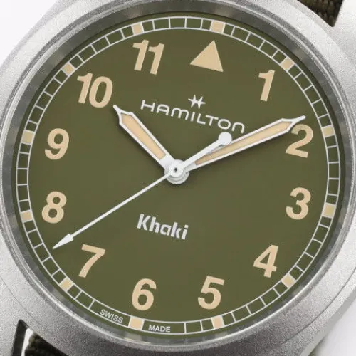 Hamilton Textilarmband (Nato)-Khaki Field Quartz (38 mm) - H69401960