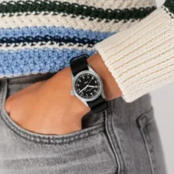 Hamilton Textilarmband (Nato)-Khaki Field Quartz (33 mm) - H69301430