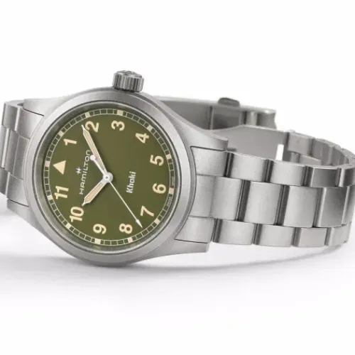 Hamilton Metallarmband-Khaki Field Quartz (38 mm) - H69401160