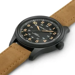 Hamilton Lederarmband-Khaki Field Titanium Auto - H70665533