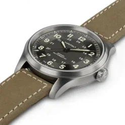 Hamilton Lederarmband-Khaki Field Titanium Auto - H70545550