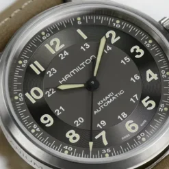 Hamilton Lederarmband-Khaki Field Titanium Auto - H70545550