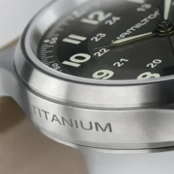 Hamilton Lederarmband-Khaki Field Titanium Auto - H70545550