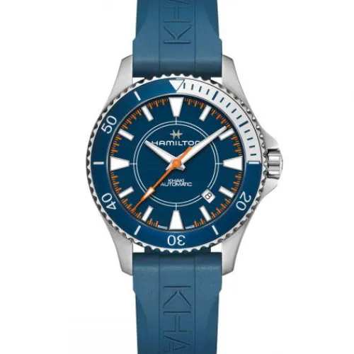 Hamilton Silikonarmband-Khaki Navy Scuba Auto Syroco Special Edition - H82385340