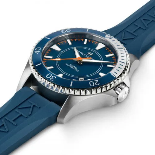 Hamilton Silikonarmband-Khaki Navy Scuba Auto Syroco Special Edition - H82385340