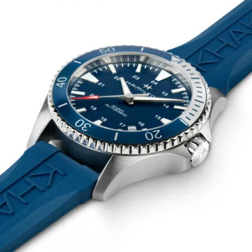 Hamilton Silikonarmband-Khaki Navy Scuba Auto - H82345341